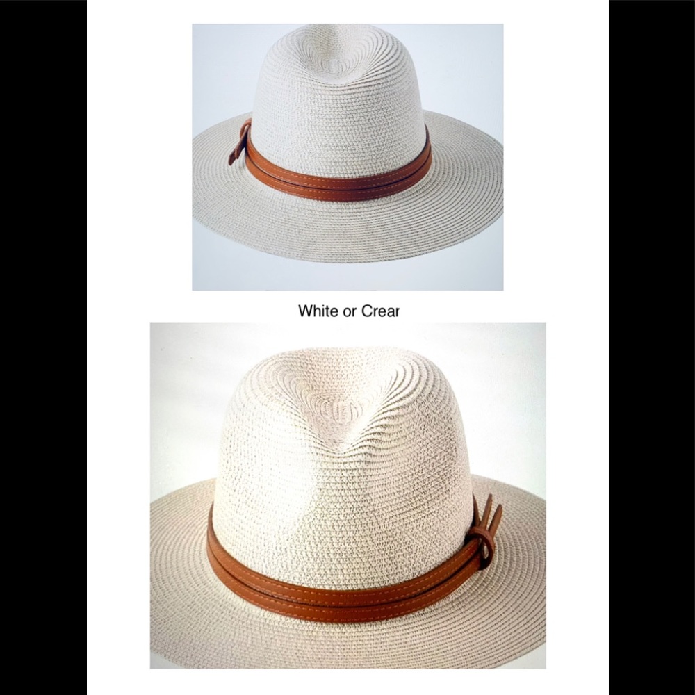 PANAMA SOFT SHAPED HAT WHITE OR CREAM